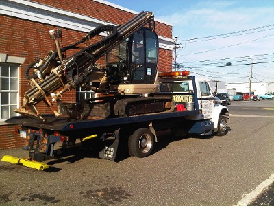 Hauling services in Farmingdale, NY, for a forklift.
